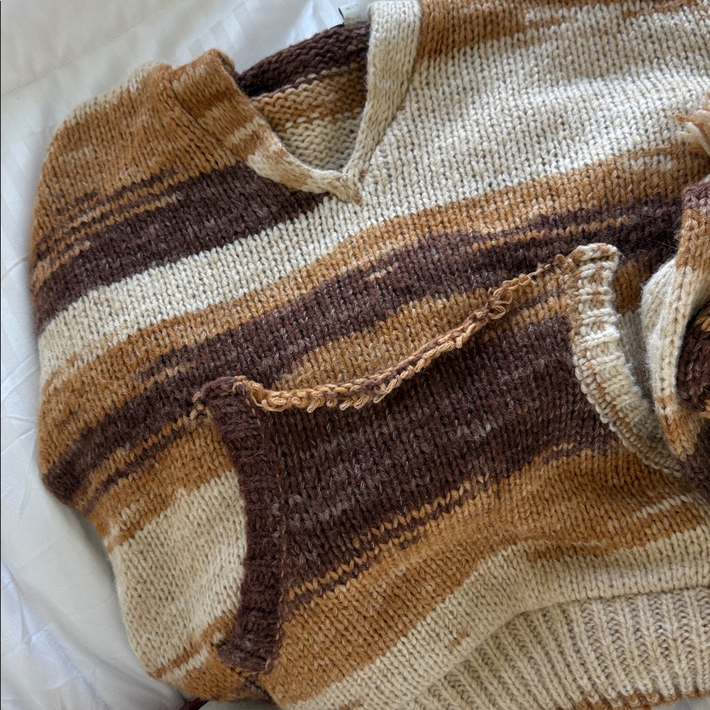 Moon River cozy striped sweater set size small - Picture 3 of 4